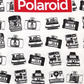 Polaroid Men's Camera Print Tank Top Black Size Medium