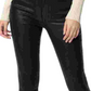 Joe'S Jeans Women's Charlie Faux-Leather Jeans Black Size 30