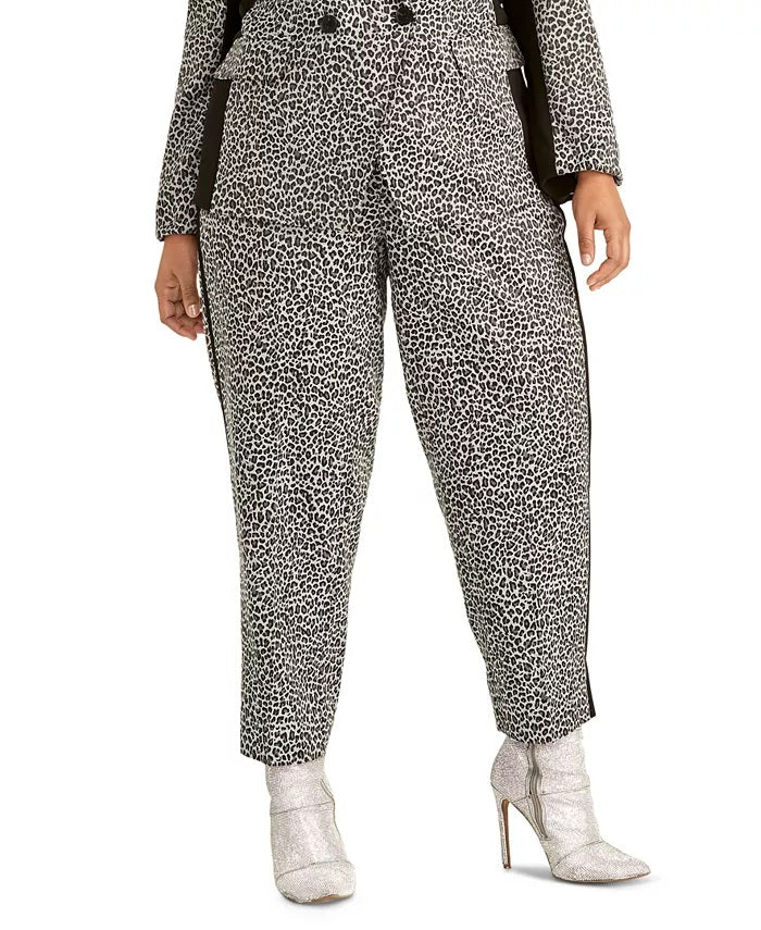 Rachel Roy Women's Plus Agatha Pants Gray Size 18W