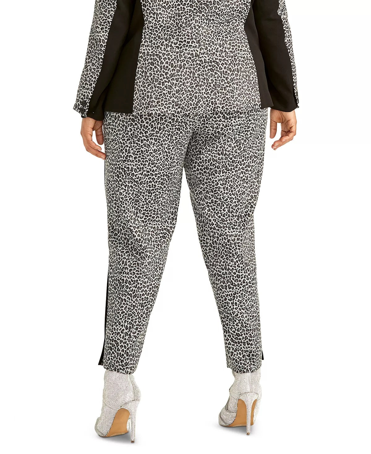 Rachel Roy Women's Plus Agatha Pants Gray Size 18W