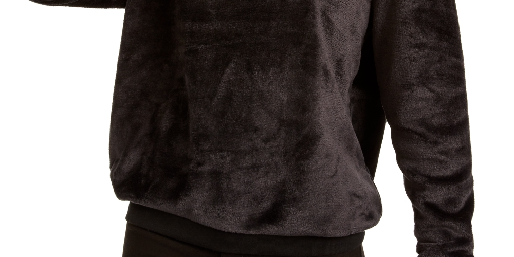 Love Tribe Junior's Friends Plush Sweatshirt Black Size X-Small