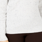 Karen Scott Women's Cable Knit V Neck Sweater White Size X-Small