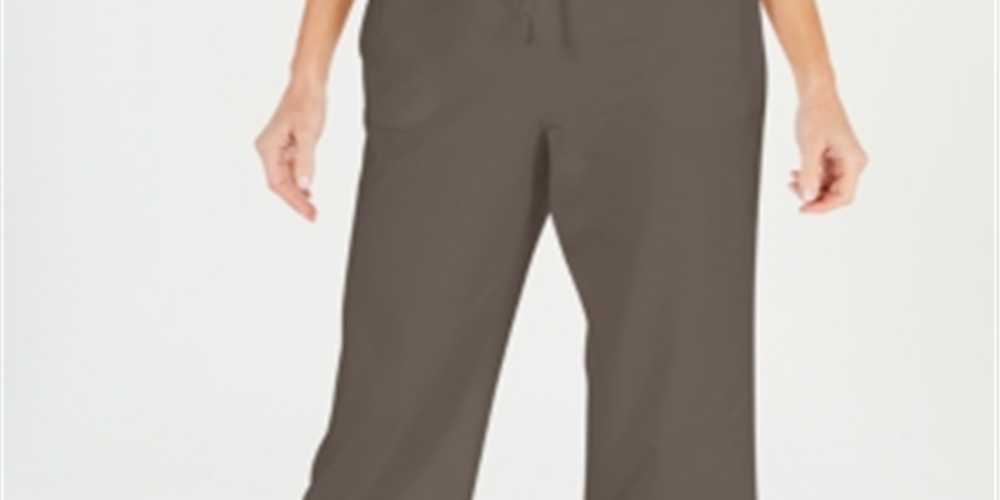 Karen Scott Women's Capri Active Wear Pants Brown Size Petite X-Large