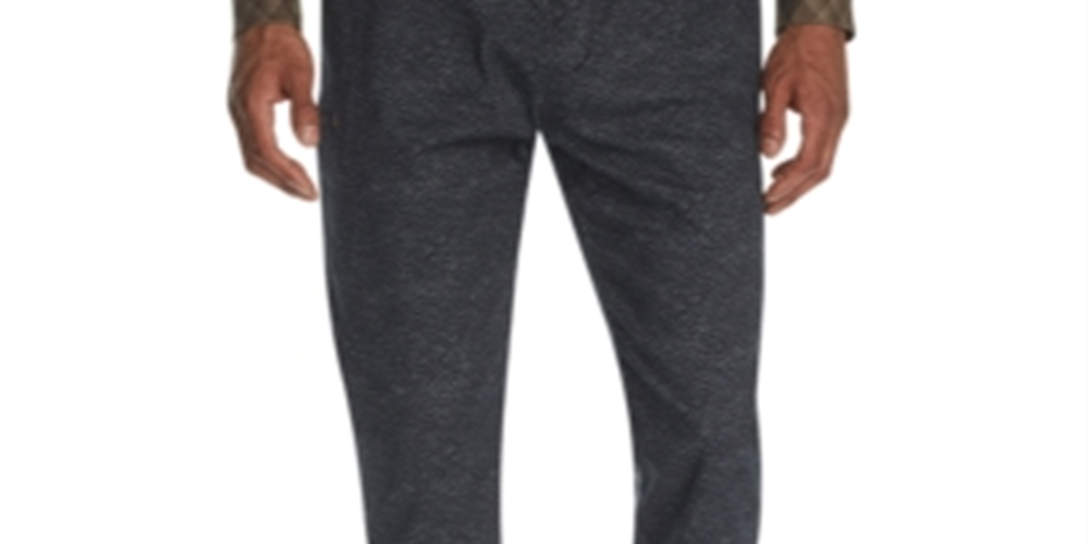 Tallia Men's Reptile Print Drawstring Stretch Chino Pants Gray Size 32