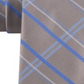 Kenneth Cole Men's Madras Plaid Billy Plaid Silk Slim Neck Tie Gray One Size