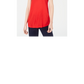 Maison Jules Women's Scoop Neck Tank Red Size Medium