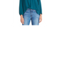 Rachel Roy Women's Kaylee Top Green Size X-Large