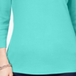Karen Scott Women's Scoop Neck Top Aqua Size XX-Large