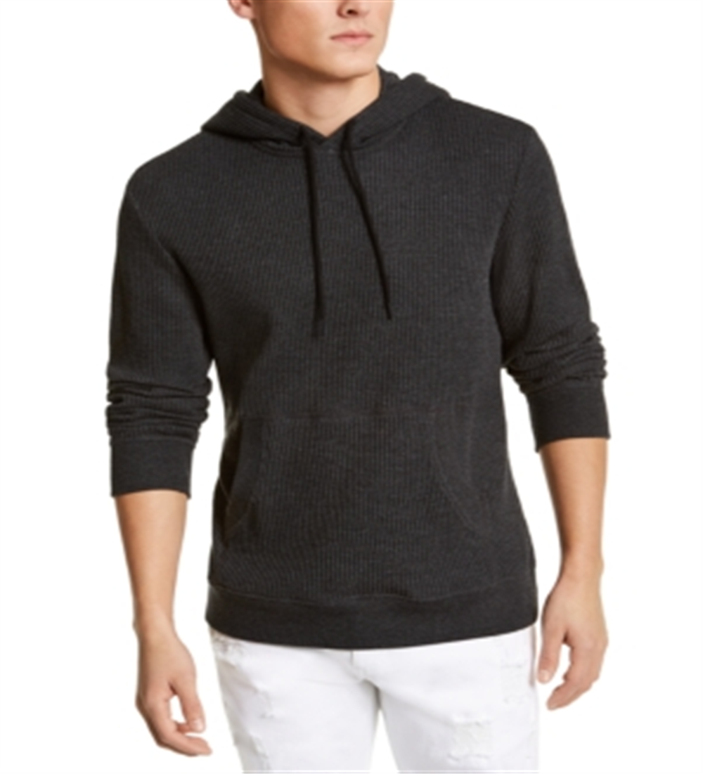 Sun + Stone Men's Long Sleeve Crew Neck Draw String Sweater Black Size Small