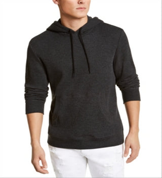 Sun + Stone Men's Long Sleeve Crew Neck Draw String Sweater Black Size Small