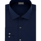 Kenneth Cole Reaction Men's the Flex Slim Fit Wrinkle Free Dress Shirt Blue Size L