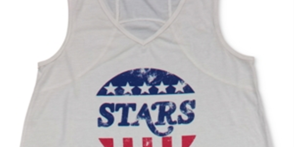 Style & Co Women's Graphic Print Tank Top  Ivory Size Small