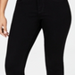 Charter Club Women's Tummy Control Bristol Capri Jeans Black Size 8