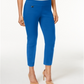 Alfani Women's Tummy Control Pull On Capri Pants Blue Size 2 Petite