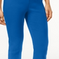 Alfani Women's Tummy Control Pull On Capri Pants Blue Size 2 Petite