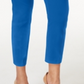 Alfani Women's Tummy Control Pull On Capri Pants Blue Size 2 Petite