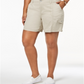 Style & Co Women's Shorts Brown Size 24W