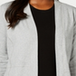 Karen Scott Women's 3/4 Sleeve Cozy Cardigan Gray Size X-Small