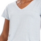 Style & Co Women's Burnout V-Neck T-Shirt Blue Size Large