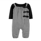 Carter'sBaby Girl's 2-Pc. T-Shirt and Gingham Jumpsuit Black Size 9MOS
