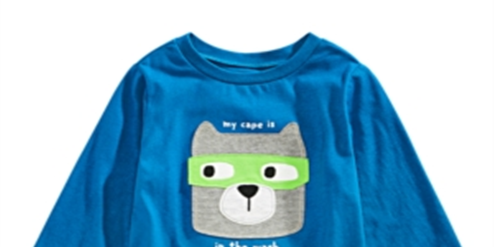 First Impressions Baby Boy's Cape Dog-Print T-Shirt Blue Size 3-6MOS