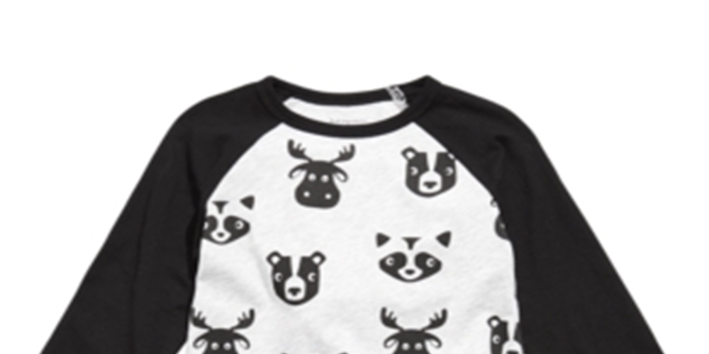 First Impressions Baby Boy's Colorblocked Raglan Printed T-Shirt Black Combo Size 24MOS