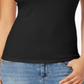 Guess Womne's Eco Elyza Cutaway-Shoulder Top Black Size X-Small