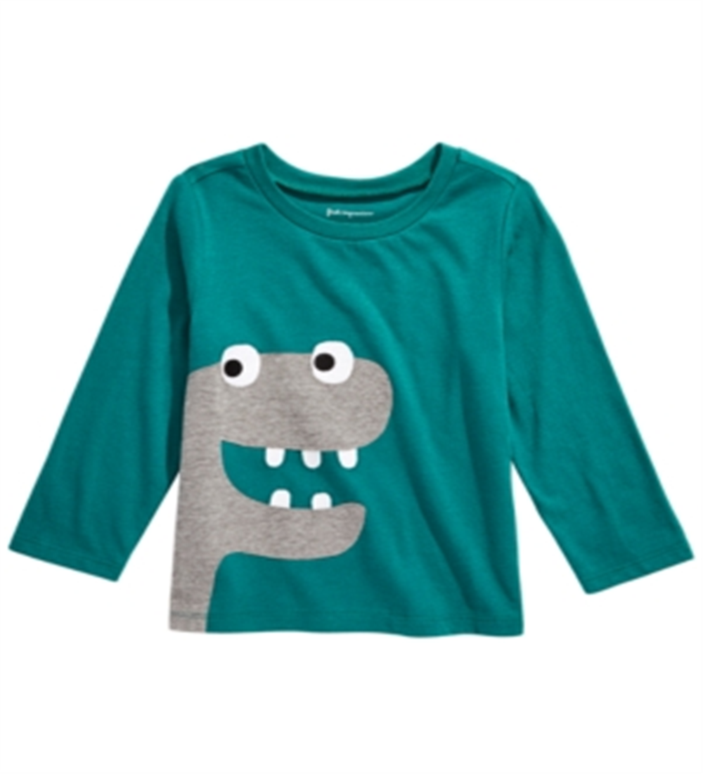 First Impressions Baby Boy's Cotton Dinosaur T-Shirt Green Size 3-6MOS
