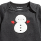 First Impressions Baby Boy's Long-Sleeve Snowman Bodysuit Gray Size 0-3 MONTHS