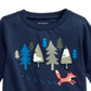 First Impressions Toddler Boy's Forest & Fox T-Shirt Blue Size 3T