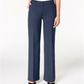 Alfani Women's Curvy Bootcut Pants Blue Size 0 Petieetite