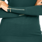 Thalia Sodi Women's Cutout Mock-Neck Sweater Green Size X-Large