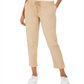 Style & Co Women's Pull on Cuffed Utility Pants Brown Size Square18
