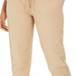 Style & Co Women's Pull on Cuffed Utility Pants Brown Size Square18