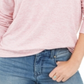 Style & Co Women's Stripe Hoodie Pink Size Small