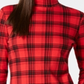 Charter Club Women's Cotton Plaid Top Red Size X-Large