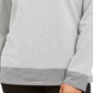 Karen Scott Women's Sport Contrast-Hem Sweatshirt Gray Size Small