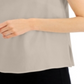 Alfani Women's Woven Linen Blend Shell Brown Size Medium