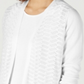 Charter Club Women's Textured Zigzag Cardigan White Size Small