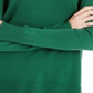 Maison Jules Women's V-Neck Sweater Green Size X-Small
