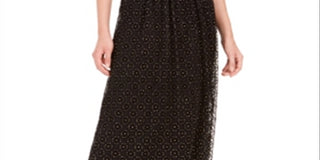 Bar III Women's Lace-Overlay Midi Skirt Black Size XX-Small