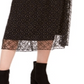 Bar III Women's Lace-Overlay Midi Skirt Black Size XX-Small