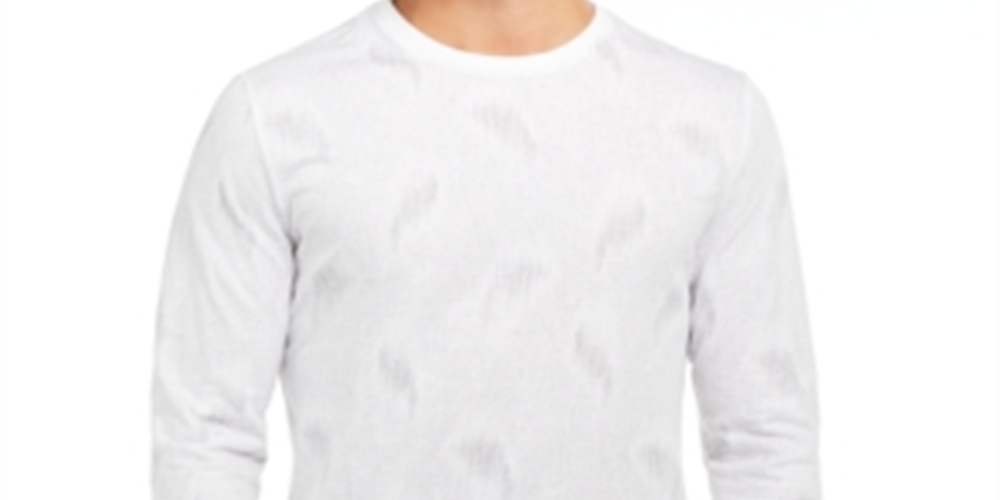 Alfani Men's Paisley Graphic Shirts White Size XXX-Large