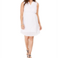 Style & Co Women's Textured Cotton Dress White Size X-Small