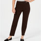 Charter Club Women's Pull-on Ponte-Knit Pants Brown Size 24X4.5