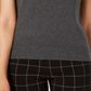 Charter Club Women's Sleeveless Crew-Neck Sweater Gray Size XX-Large