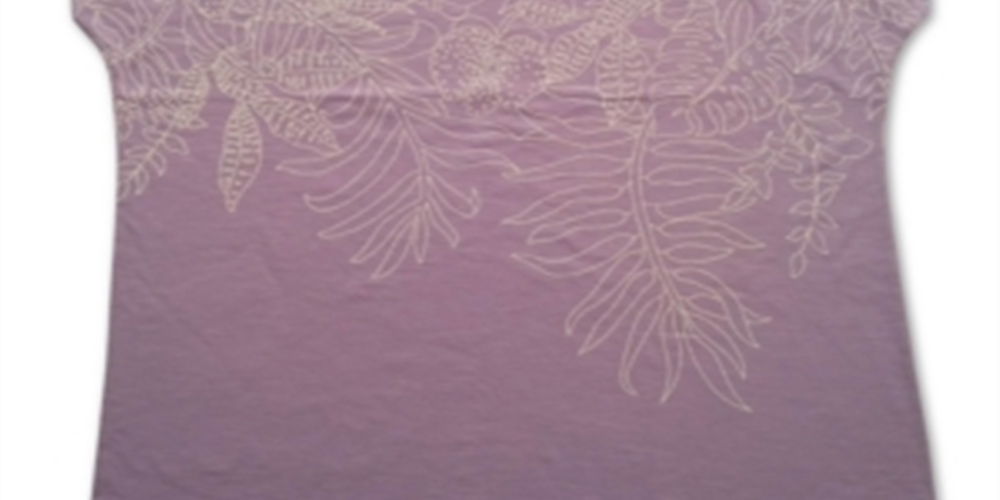 JM Collection Women's Embroidered Top Purple Size Medium