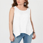 Style & Co Women's Sleeveless Trapeze Top White Size X-Small