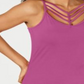 Thalia Sodi Women's Ladder Trim Tank Top  Pink Size Large
