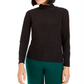 Bar III Women's Turtleneck Top Black Size Small